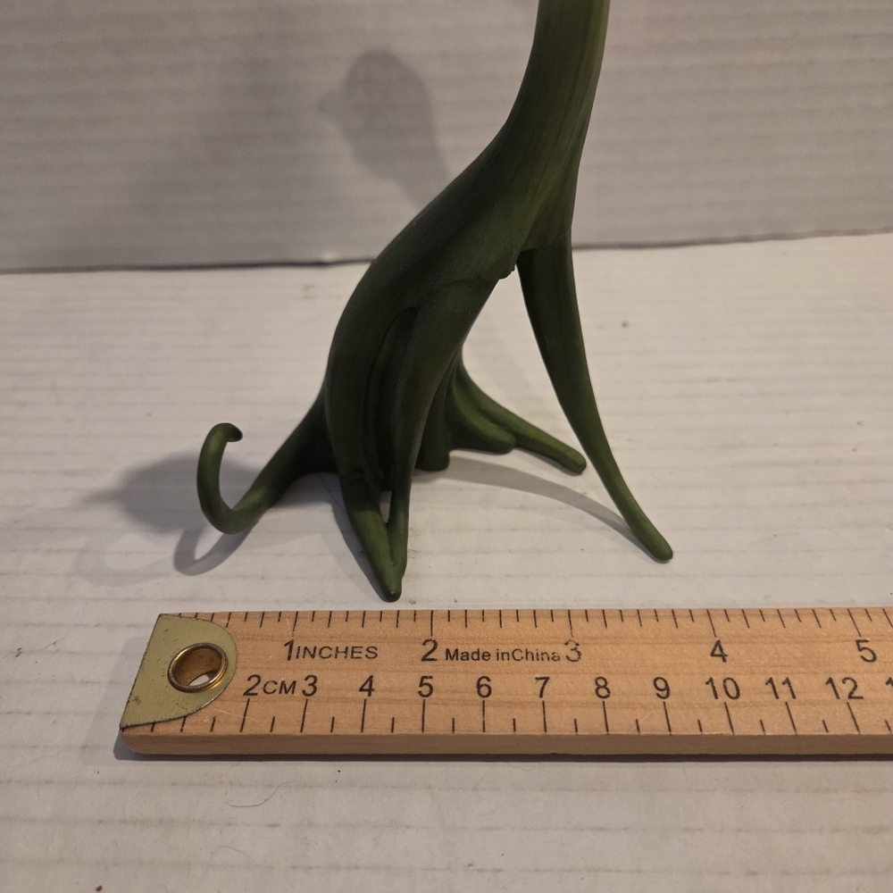 Vintage Enesco Home Grown Green Onion Cat Figurine Boho Bohemian Vegetable - Picture 5 of 9